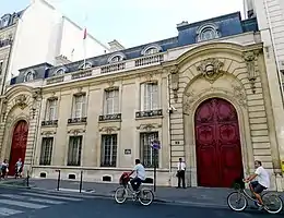 Hôtel Pillet-Will, résidence de l'ambassadeur du Japon en France.