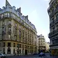 Rue Coquillière vue de la rue du Louvre.