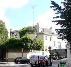 La rue Simon-Dereure vue de l'avenue Junot.