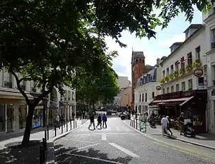 Vue de l'ouest.