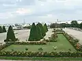 Vue sur Paris depuis la terrasse du château.