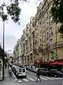 Vue de la rue depuis la rue de Vaugirard.