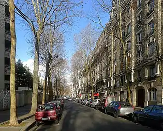 Rue Saint-Charles au niveau de la rue Leblanc (extrémité sud).