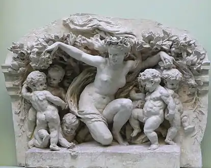 Triomphe de Flore (1873), plâtre, musée des beaux-arts de Nice.