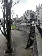 Vue de la place de la Bataille-de-Stalingrad.