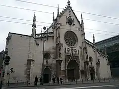 Façade de Saint-Bonaventure (XVe siècle) restaurée en 1858-1860 par Cl.A. Benoît