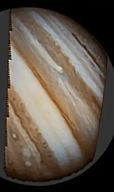 Jupiter photographié par Pioneer 10.