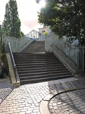 Passerelle de la Mare en 2012