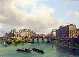 Giuseppe Canella, Le Pont-Neuf en 1832, musée Carnavalet (Paris).