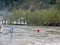 Inondations à Quimperlé : la Laïta en crue, le quai Brizeux inondé (8 février 2014) 3.