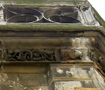 Les carpes de église Saint-Germain-l'Auxerrois.