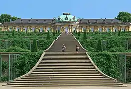 Le palais de Sanssouci de Potsdam