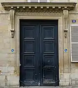 Détail de la porte