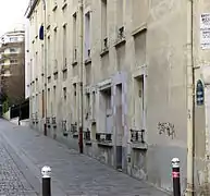 Passage vu depuis la rue des Haies.