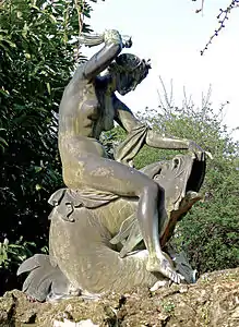 Joseph Félon, Nymphe chevauchant un poisson (1864)