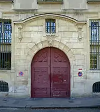 Entrée de l'hôtel particulier.