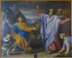 Entourage de Philippe de Champaigne, La Manne dans le désert.