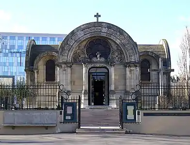 Façade de l'église.