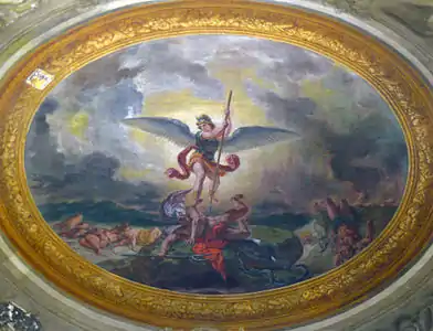 Saint Michel terrassant le dragon.