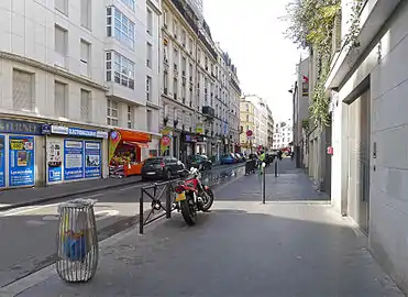 Rue de la Présentation vue depuis la rue de l'Orillon.