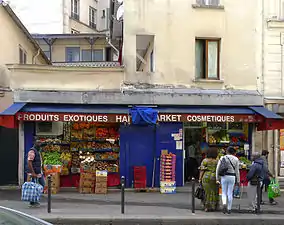 Boutique de produits exotiques.