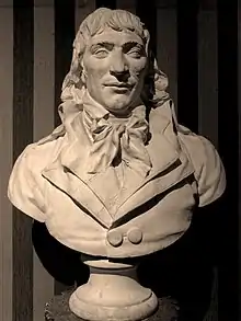 Musée Carnavalet. Buste de Camille Desmoulins par François Martin