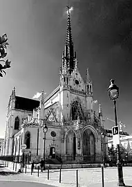 Façade principale, rue Affre