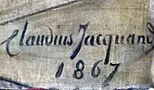 signature de Claudius Jacquand