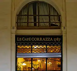 Le café Corrazza de la galerie de Montpensier, ouvert en 1787.