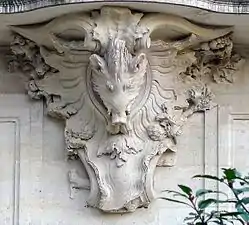 Bas-relief inspiré de la chasse.