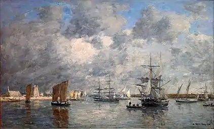 Port de Camaret (1872), musée des Beaux-Arts d'Angers.