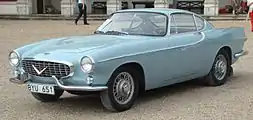 Volvo P 1800 équipée de roues Robergel.