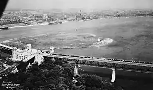 L'inauguration du pont Jacques-Cartier, le 24 mai 1930.