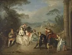 Concert champêtre, 1734, musée Thyssen-Bornemisza