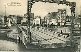 Détail de la structure du Pont tournant