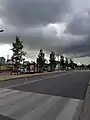 PEM de Quimperlé, vu côté gare de marchandises