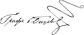 signature de Dimitri Nikolaïevitch Bloudov