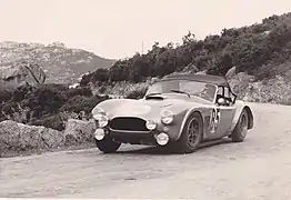 Jo Schlesser sur AC Cobra - Tour de Corse 1963.