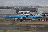 KLM Boeing 747.