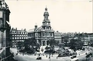 Le terminus de la Trinité, avec sa voie de tiroir.