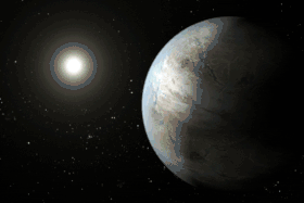 Vue d'artiste de Kepler-452 b.