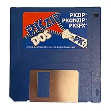 Description de l'image PKZIP floppy.jpg.