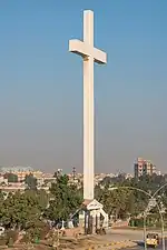 Croix de chemin à Karachi, Pakistan.