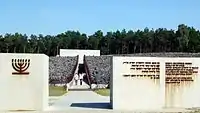 Le mémorial du camp d'extermination