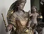 Vierge à l'Enfant (détail)