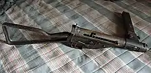 Pistolet-mitrailleur Sten des maquis de l'Ain.