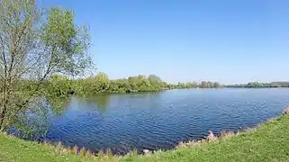 Vue du lac du Héron.