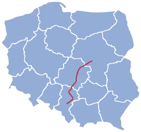 Image illustrative de l’article Ligne de Varsovie à Katowice