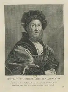 Comte Balthasar Castiglione d'après Raphaël