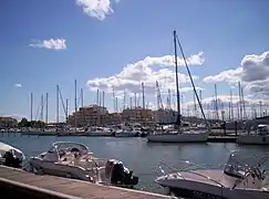 Le port de plaisance de Frontignan.